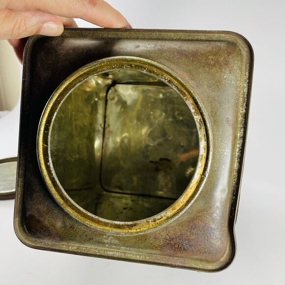 All In One Malted Milk Powder Chocolate 12lb Square Can Omaha NE Advertising Big - Picture 13 of 13